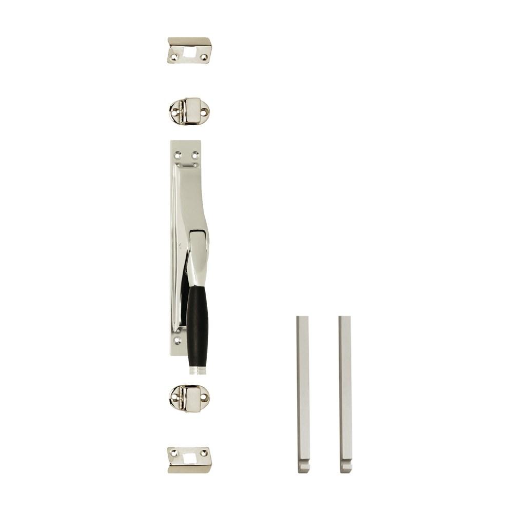 Set pomp-espagnolet Ton 222 inclusief stangenset 2x 1250mm nikkel/ebbenhout afbeelding