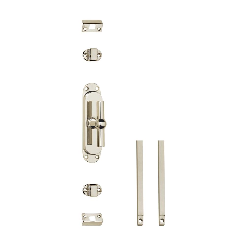 Set kruk-espagnolet T-kruk inclusief stangenset 2x 1250mm vernikkeld afbeelding