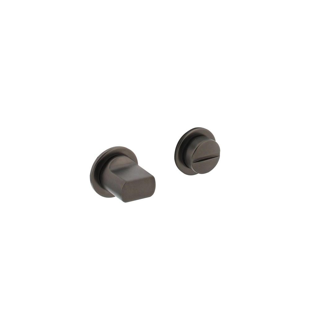 WC-sluiting 8mm minimalistisch zelfklevend, ø30x2,5mm rvs antraciet-grijs afbeelding