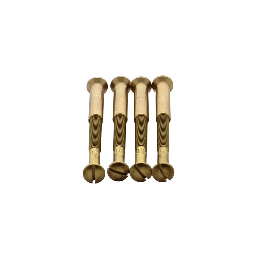 Accessoireset G: 4 patentboutjes M4x38mm met hulsjes M4 messing afbeelding