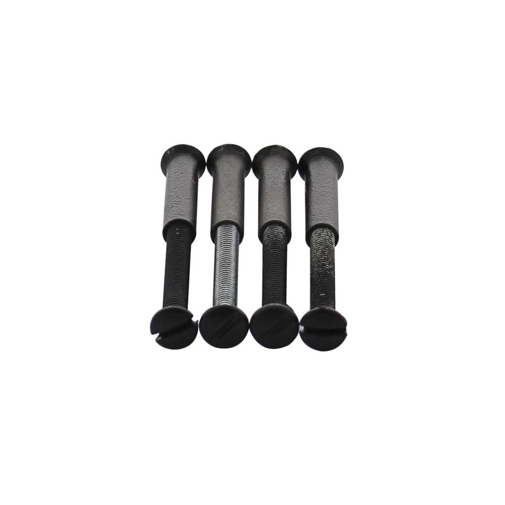 Accessoireset J: 4 patentboutjes M4x35mm met hulsjes M4 zwart afbeelding