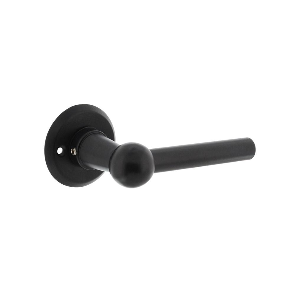 Gatdeel L/L bol met rozet ø50x5mm zwart afbeelding
