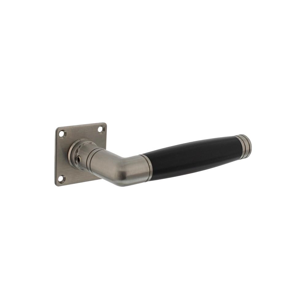 Gatdeel Ton 212 met vierkante rozet 42x42x2mm rvs afbeelding