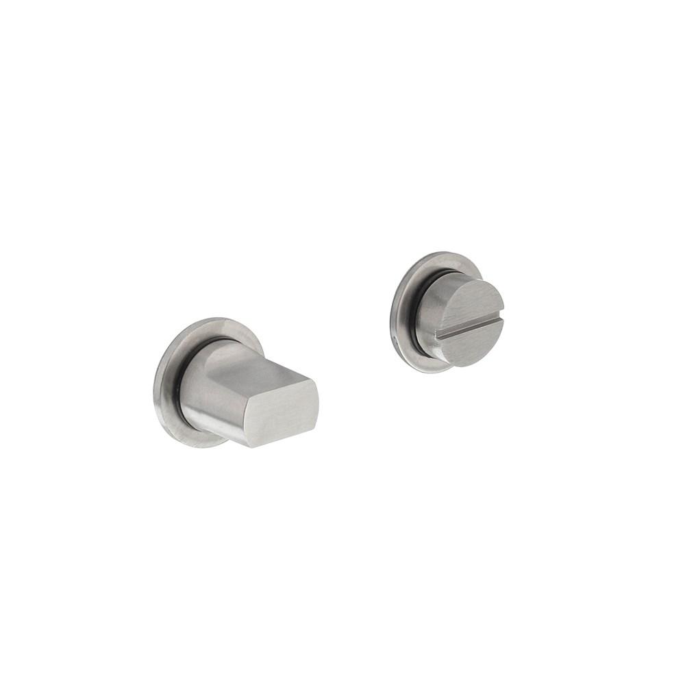 WC-sluiting 8mm minimalistisch zelfklevend, ø30x2,5mm rvs afbeelding