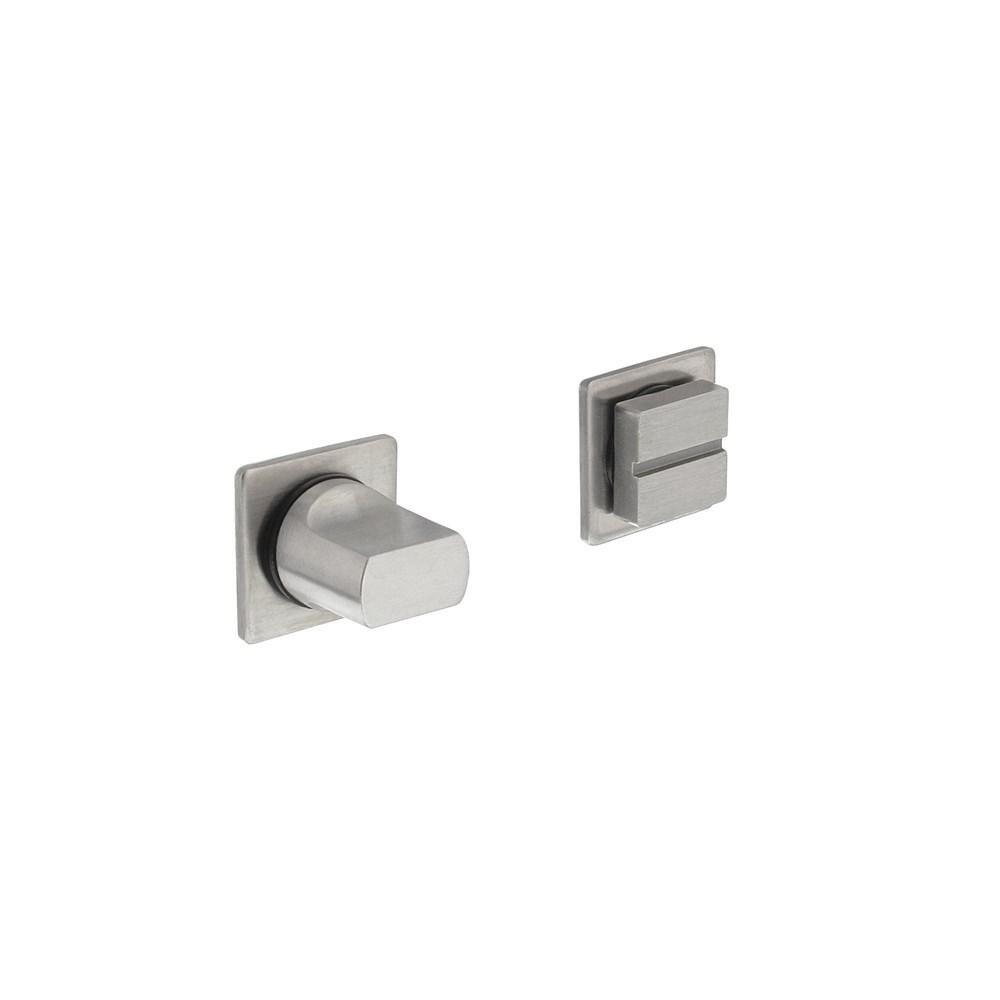 WC-sluiting 8mm minimalistisch zelfklevend, vierkant 30x30x2,5mm rvs afbeelding