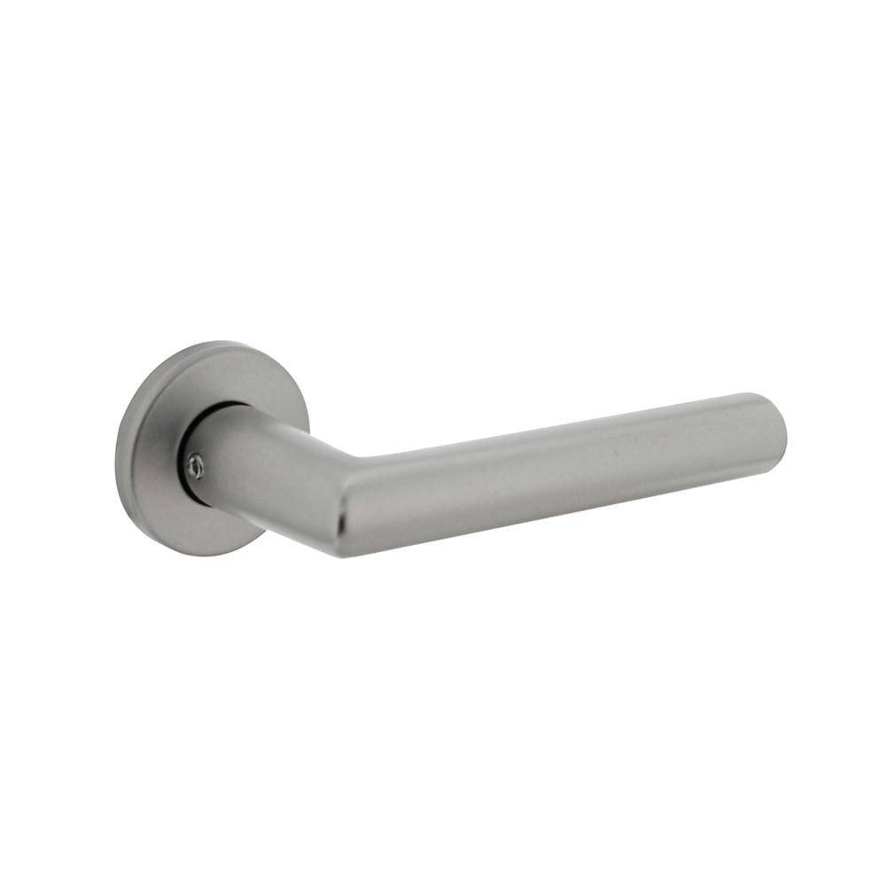 Deurkruk Broome met rozet ø50x7mm met nokken aluminium F1 afbeelding