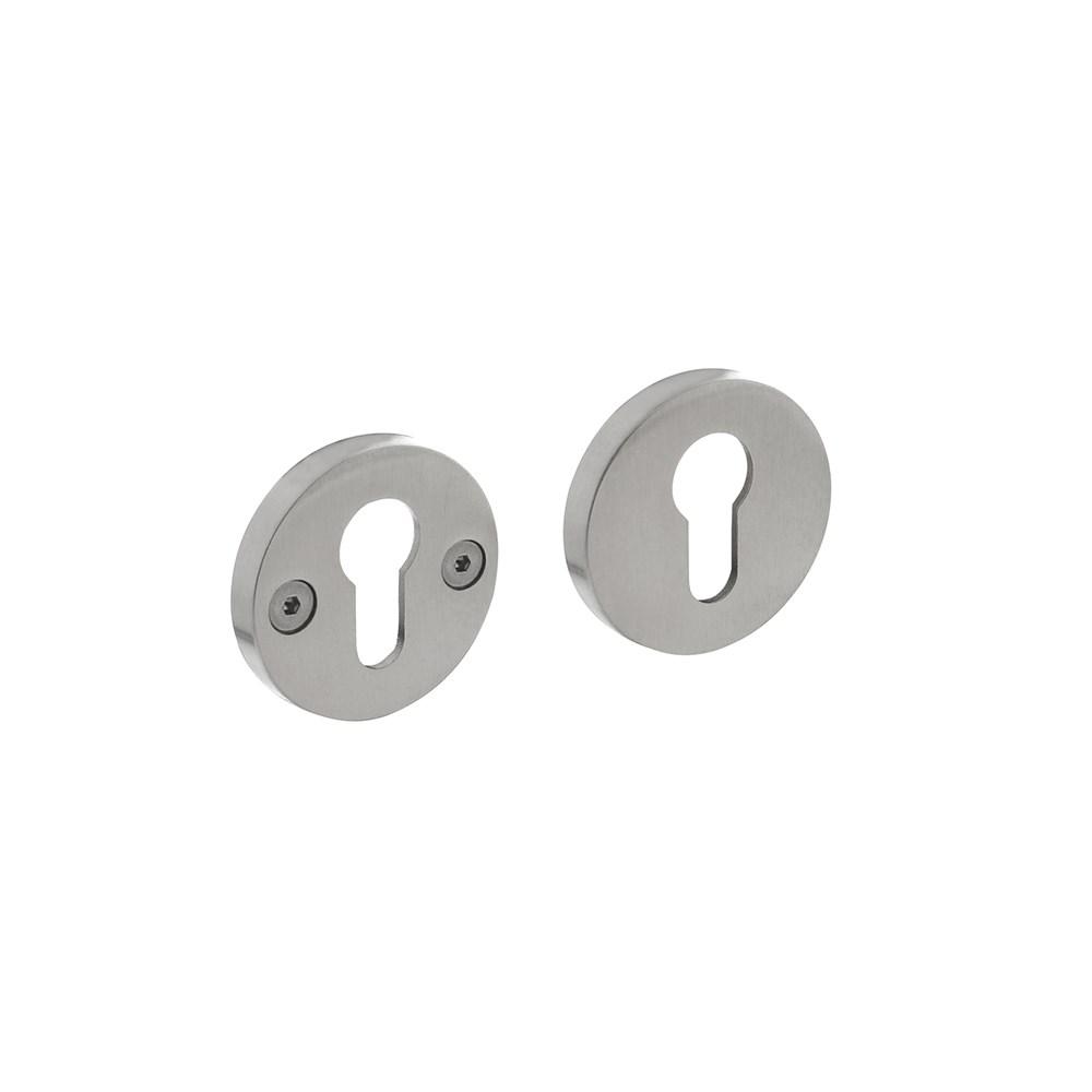 Intersteel cilinderrozetten Shiraat ø55x8 mm eenzijdig verdekt - RVS afbeelding