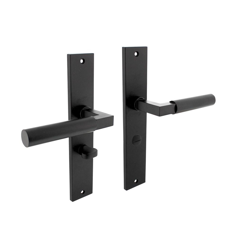 Deurkruk baustil op geveerd schild dk baustil sch. afbeelding