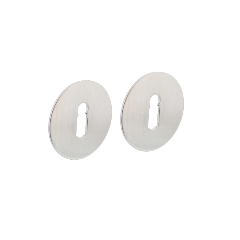 Sleutelrozetten zelfklevend ø55x2mm rvs afbeelding