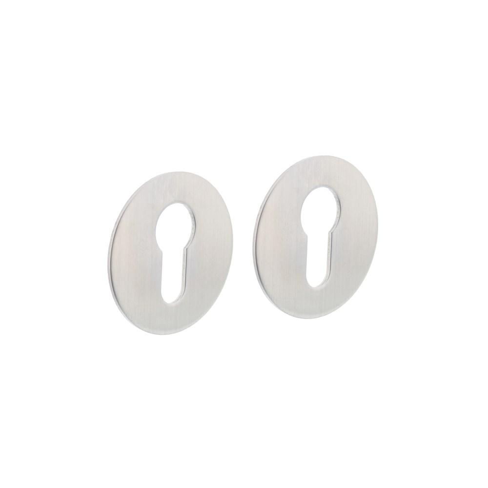 Cilinderrozetten zelfklevend ø55x2mm rvs afbeelding
