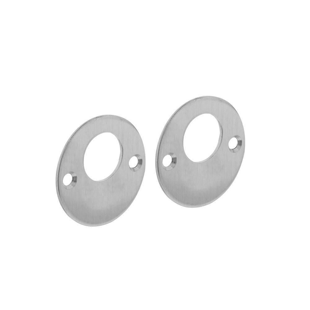Rondcilinderrozetten ø50x2mm rvs afbeelding