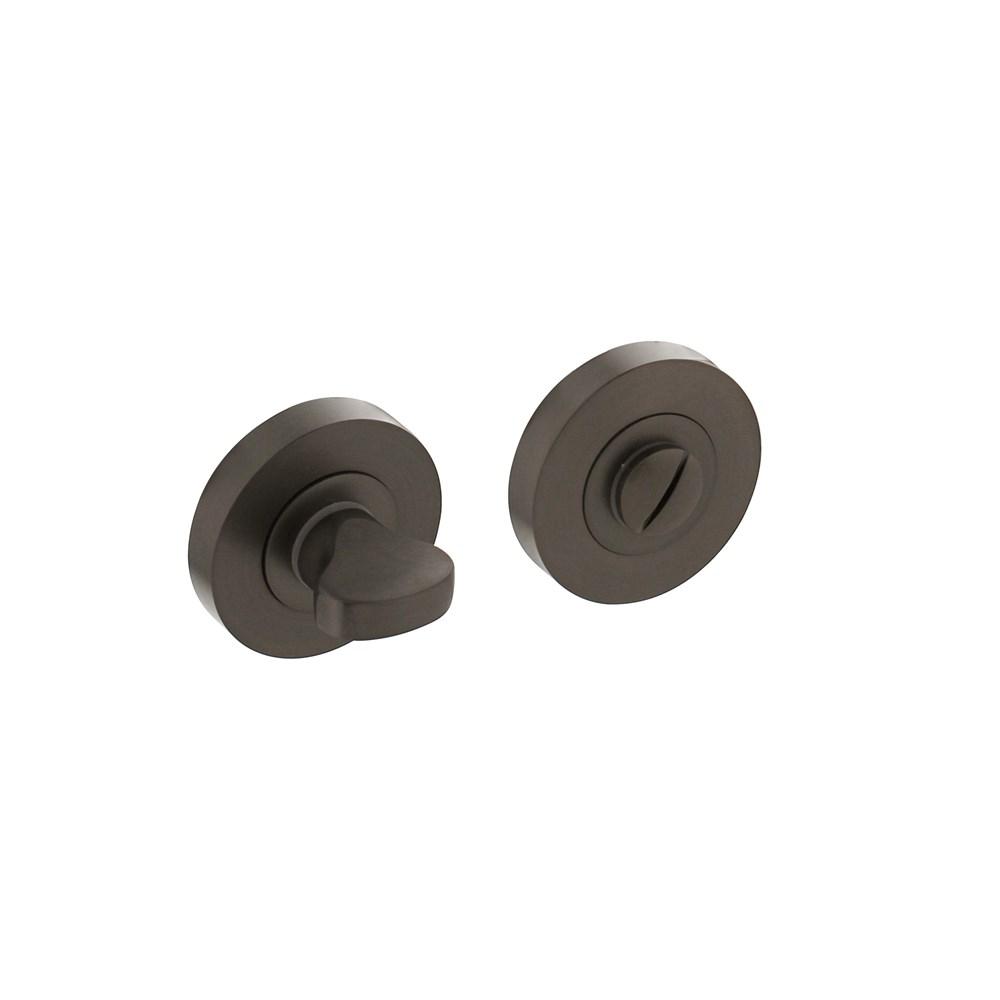 WC-sluiting verdekt ø52x10mm met nokken en stift 8x8mm antraciet grijs afbeelding