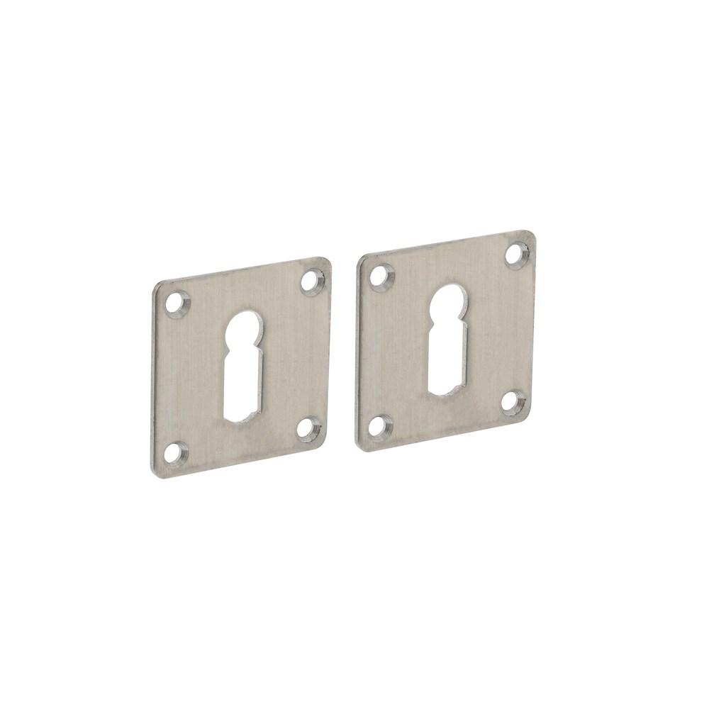Sleutelrozetten 42x42x2mm rvs afbeelding