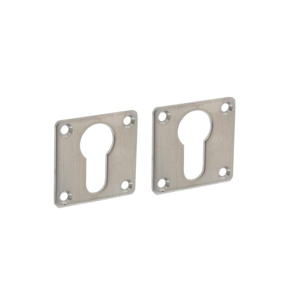 Cilinderrozetten 42x42x2mm rvs afbeelding