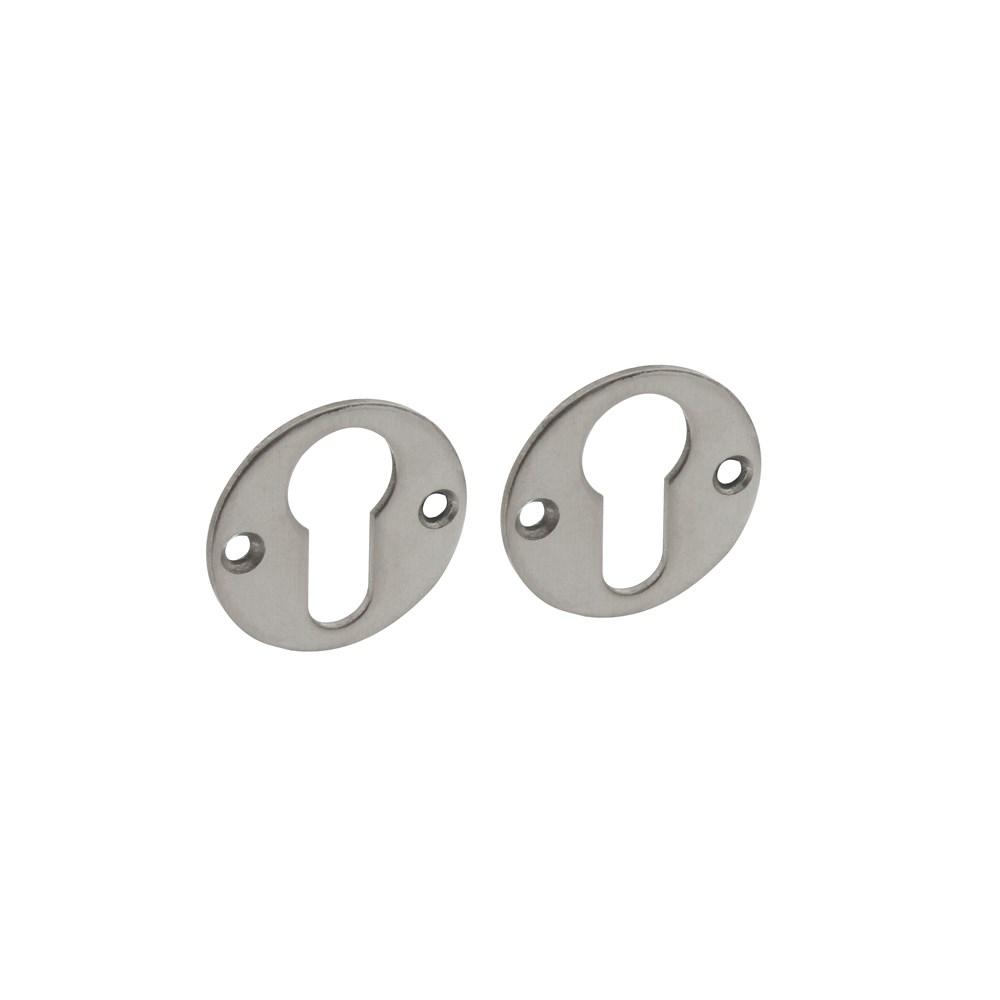 Cilinderrozetten ø42x2mm rvs afbeelding
