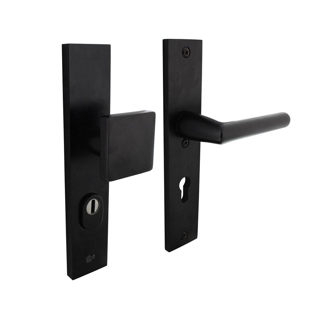 SKG3 veiligheidsbeslag rechthoekig 250x50mm greep/krukJura met veerconstructie profielcilindergat 72 afbeelding