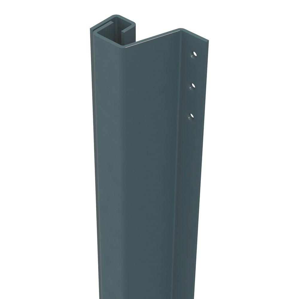 SecuStrip Plus Buitendraaiend terugligging 0-6mm L2300mm Ral 7012 Basalt grijs afbeelding