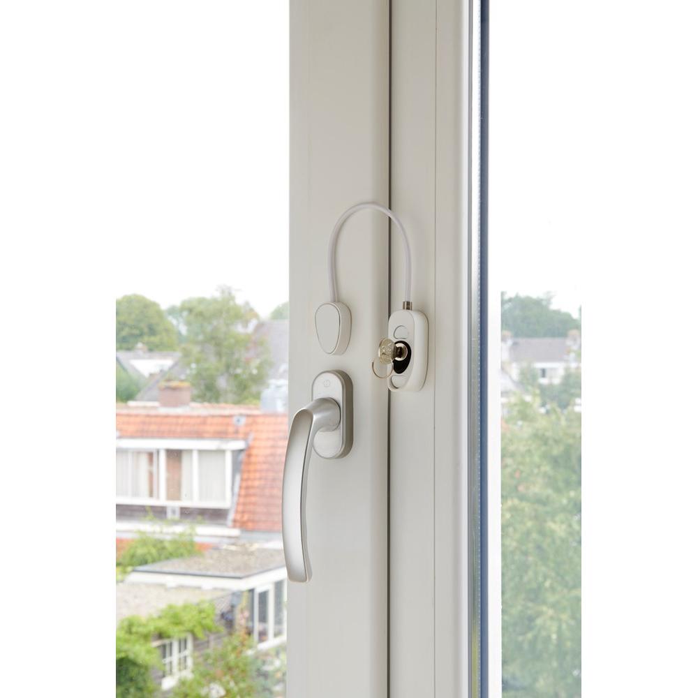 SecuMax Raambegrenzer Flex Binnen & buitendraaiende ramen Wit afbeelding