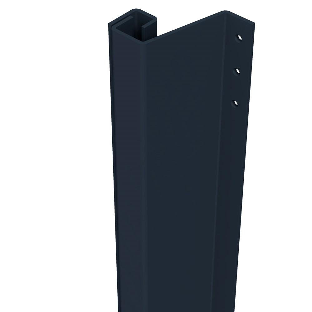 SecuStrip Plus Buitendraaiend terugligging 21-27mmL2300mm Ral 7016 Antracietgrijs afbeelding