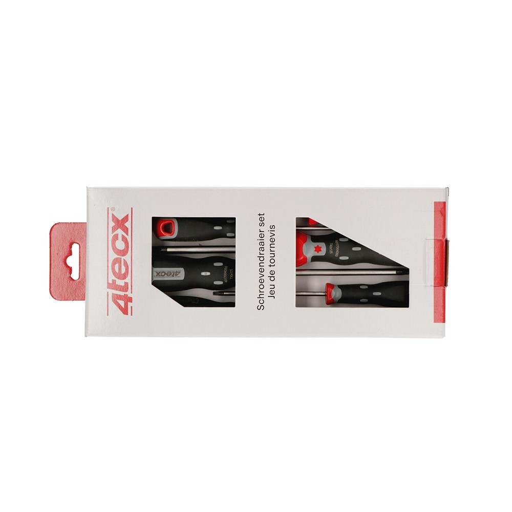 4tecx Schroevendraaier set Torx 6-delig Tx-10-40 afbeelding