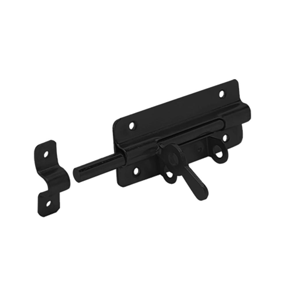 Hangslotgrendel zwart 100x52mm 744351 afbeelding
