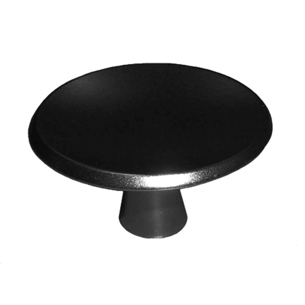Hermeta Knop rond 30mm + bout m4 zwart