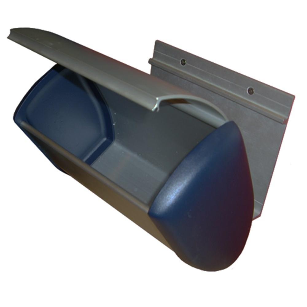 Wand-afvalbak 3,5l ral 5011 afbeelding