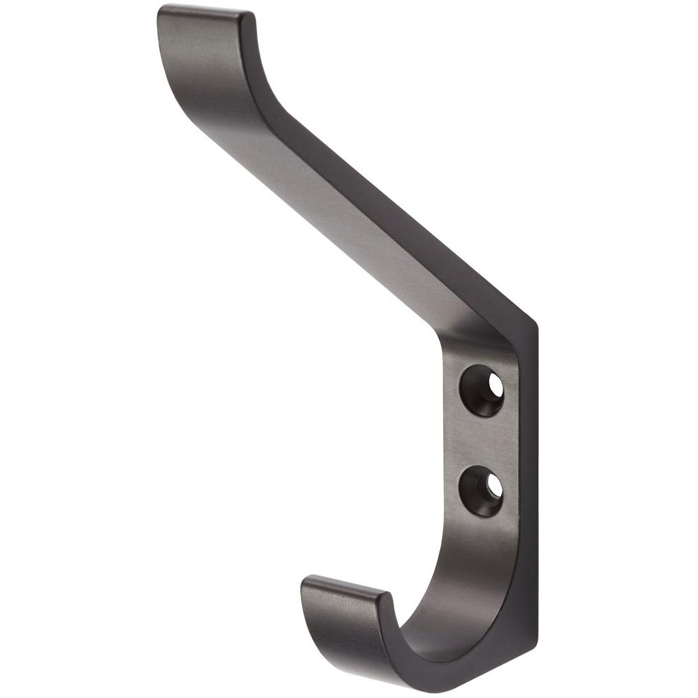 Huthaken 0148 einfach A.86,5mm Alu.schwarz ku.-besch.H.135mm HERMETA afbeelding