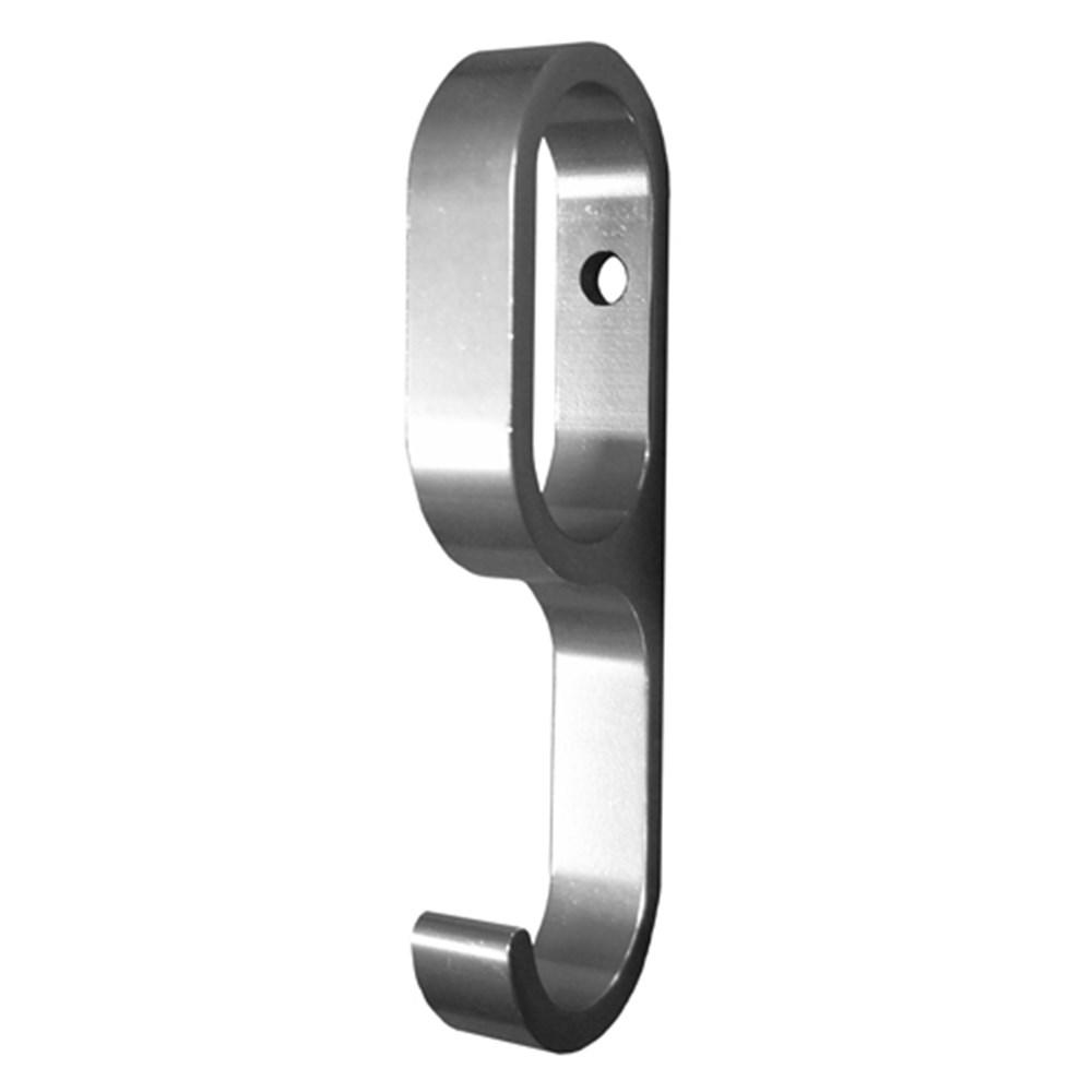 Schuifhaak 8 mm breed mat zwart afbeelding