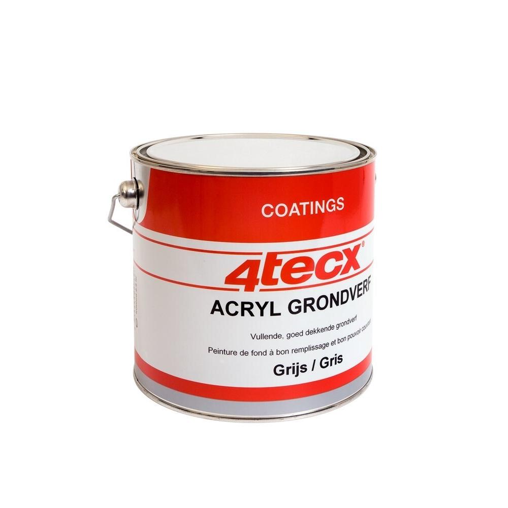 4tecx Acryl grondverf grijs 2,5ltr
