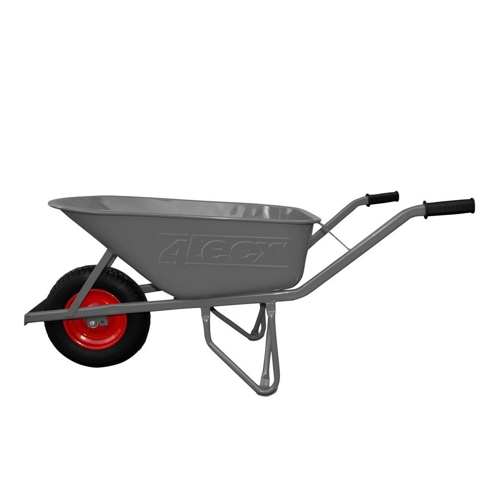 4tecx Kruiwagen 80ltr model basis grijs afbeelding