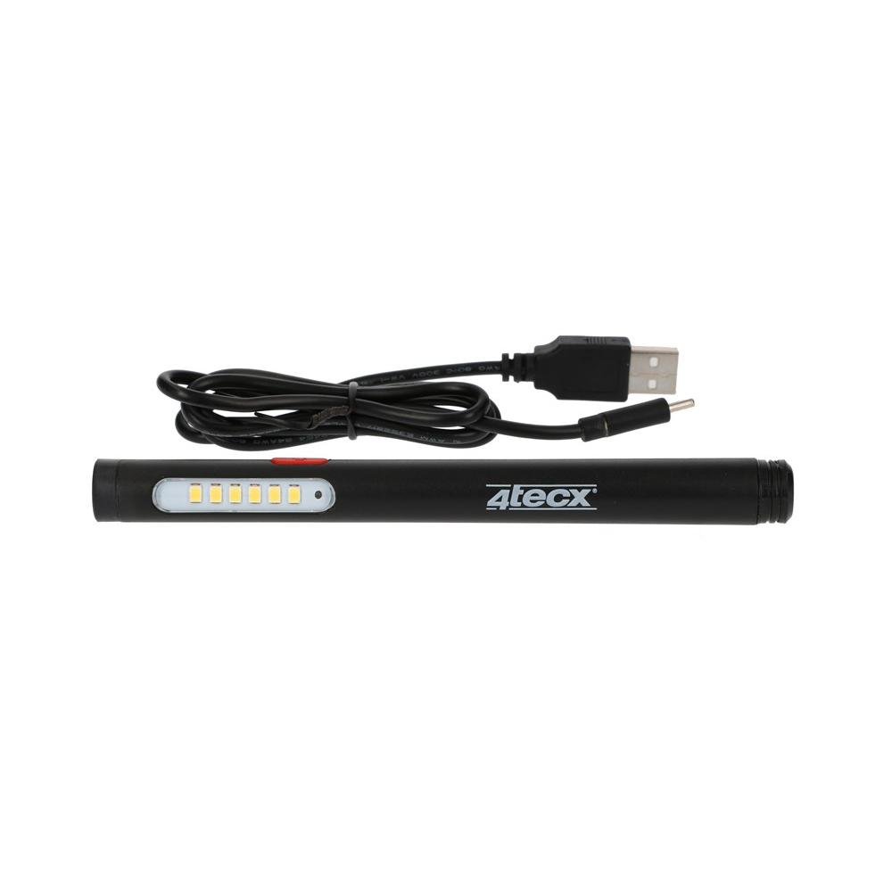 4tecx Zaklamp penled 150 lumen oplaadbaar UBC-C kabel IP20