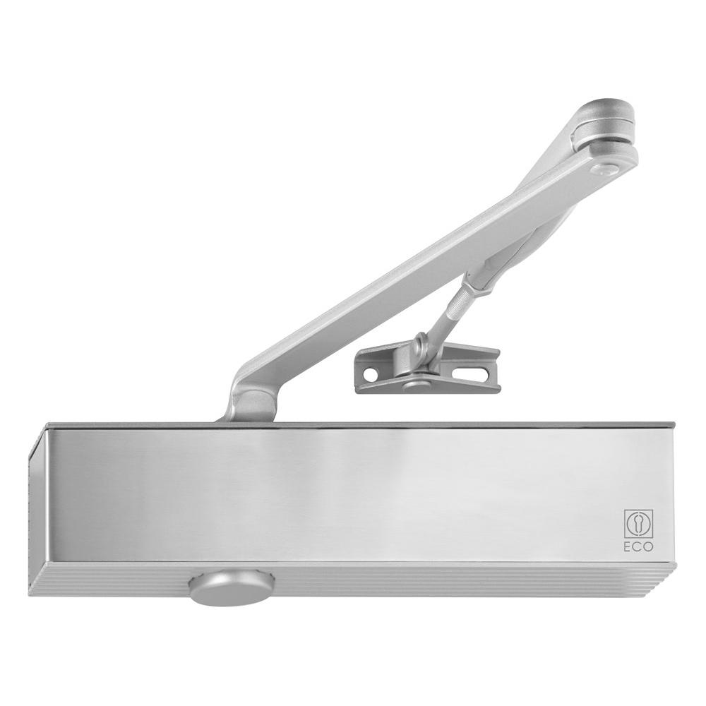 Deurdranger sterkte 1-6 zilver met schaararm afbeelding