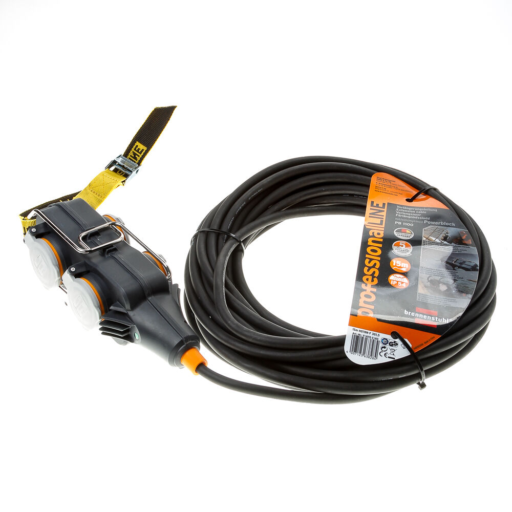 Verlengkabeldoos Powerblock 15m 3x1.5mm IP54 afbeelding