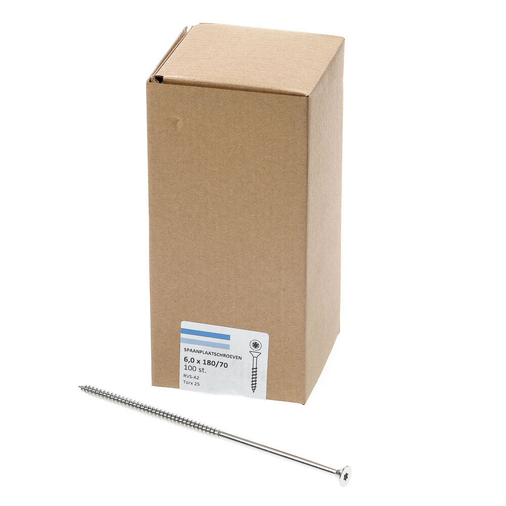 Spaanpl.schr.rvs pk tx25 6.0X180/70 dd afbeelding
