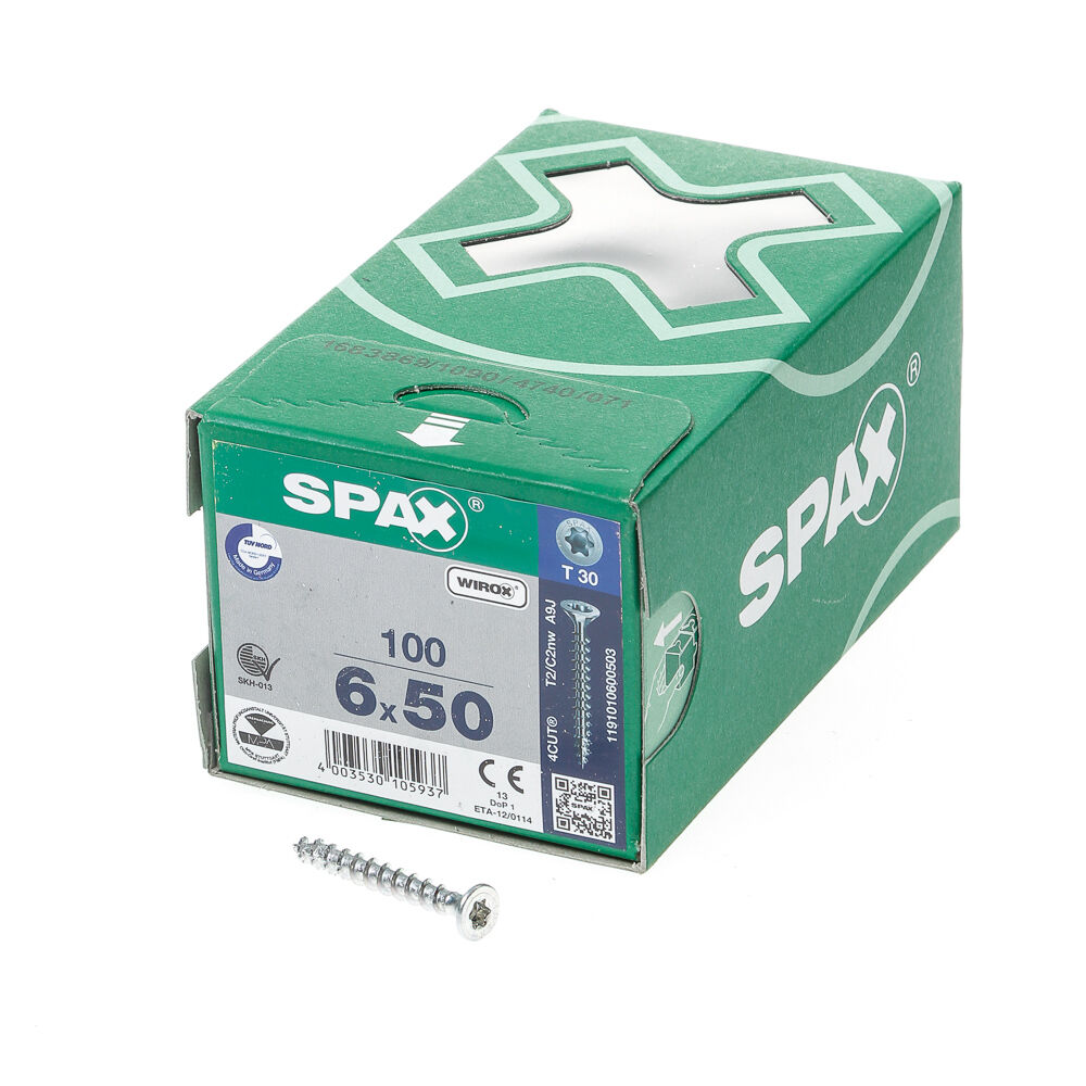 Spax pk t30 geg 6,0x50(100) afbeelding