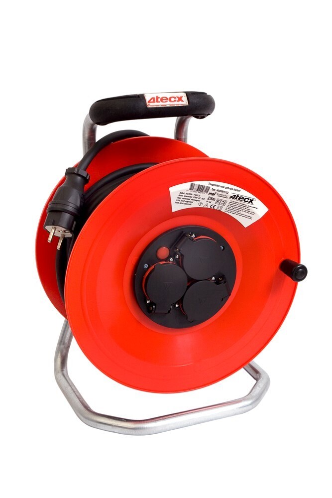 4tecx Kabelhaspel premium NL K2 40m neopreen H07RN-F3G 2,5mm² afbeelding
