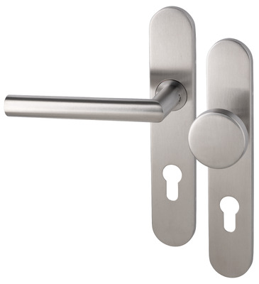 Tavira PF KL4 LS kruk L/vaste knop PC55mm rvs mat