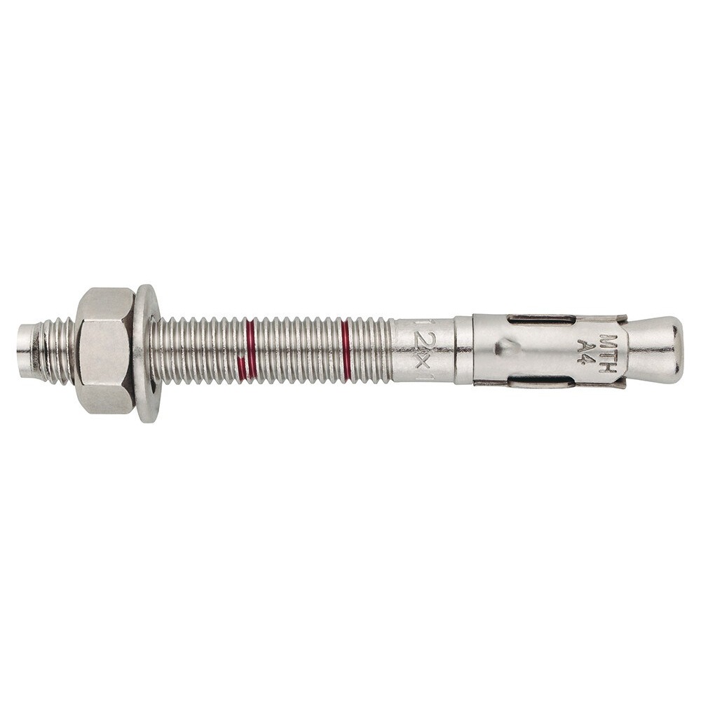 4tecx Doorsteekanker RVS A4 M8 x 50 Ø 8mm ETA-7 100 stuks