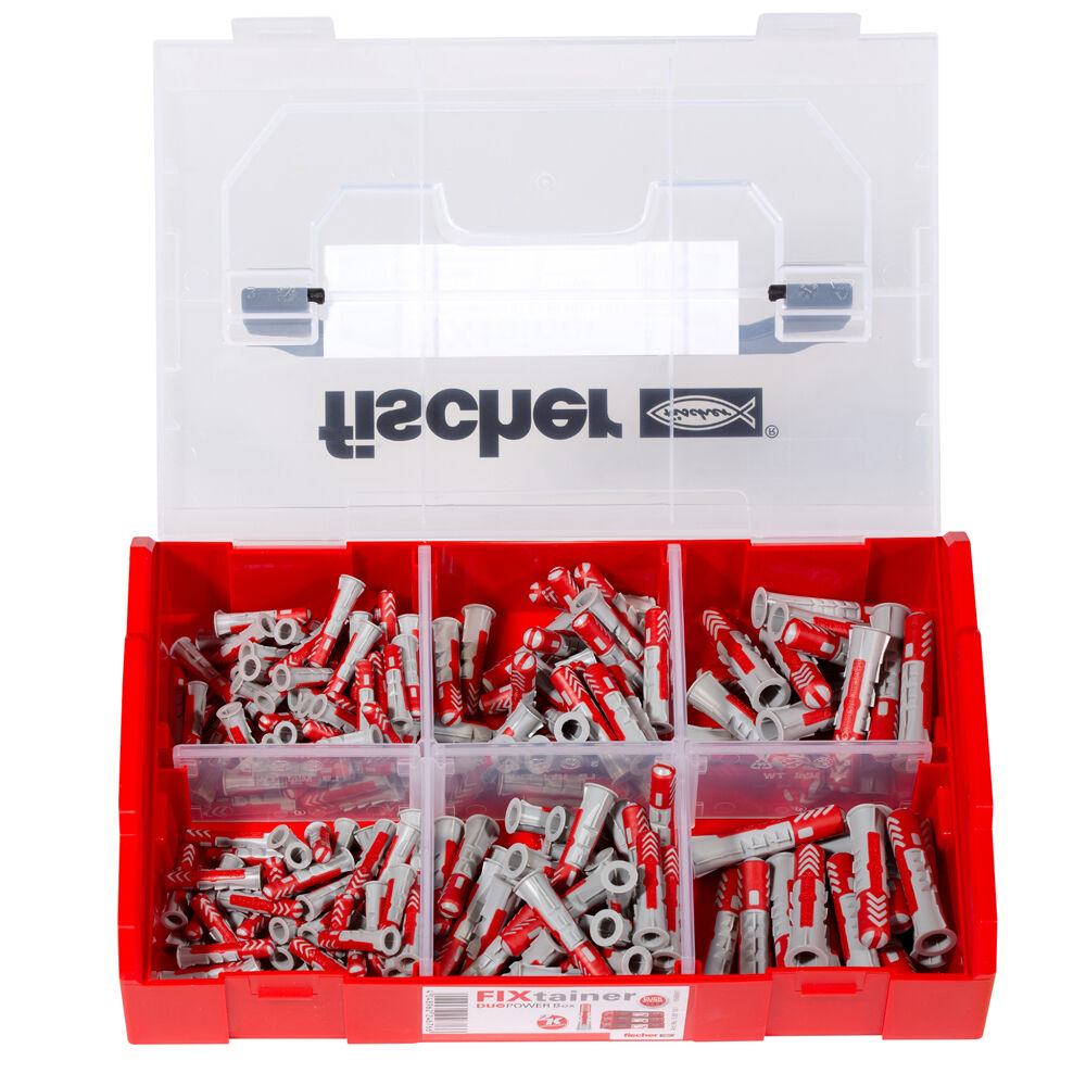 Fischer Fixtainer Duopower (zonder schroeven) afbeelding
