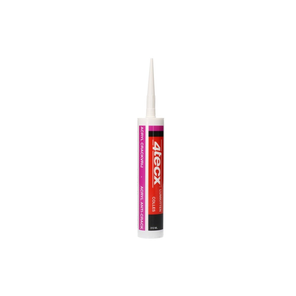 4tecx Acrylaat kit crackvrij wit 310ml
