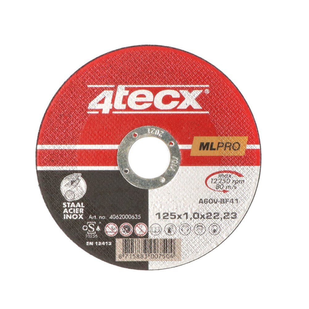 4tecx Doorslijpschijf Mega-Line A60V BF41 115 x 1,0 x 22,23mm