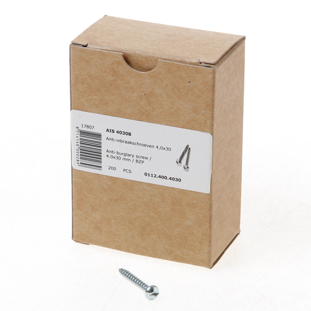 Anti-inbraakschroef 4.0x30 afbeelding