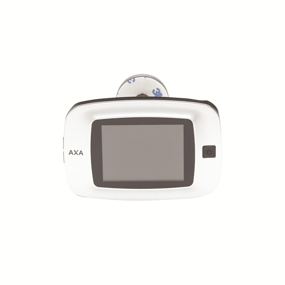 Dig deurspion+deurbel silver 3,2"tft