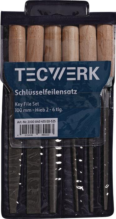 SLEUTVIJLSET 100 6DLG. IN ETUI