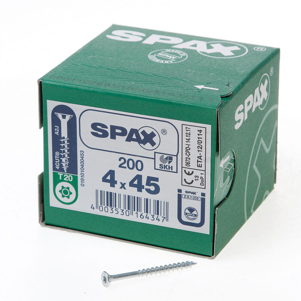 Spax pk t20 geg dd 4,0x45(200) afbeelding