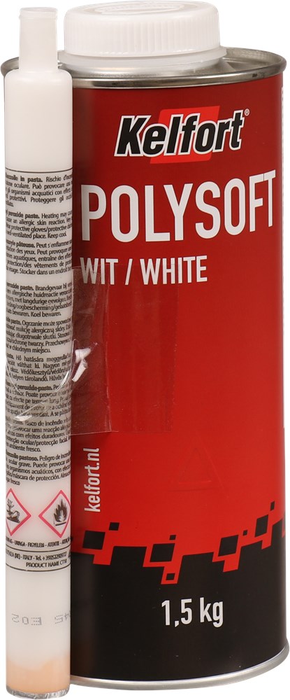 Polysoft plamuur wit 1.5kg afbeelding