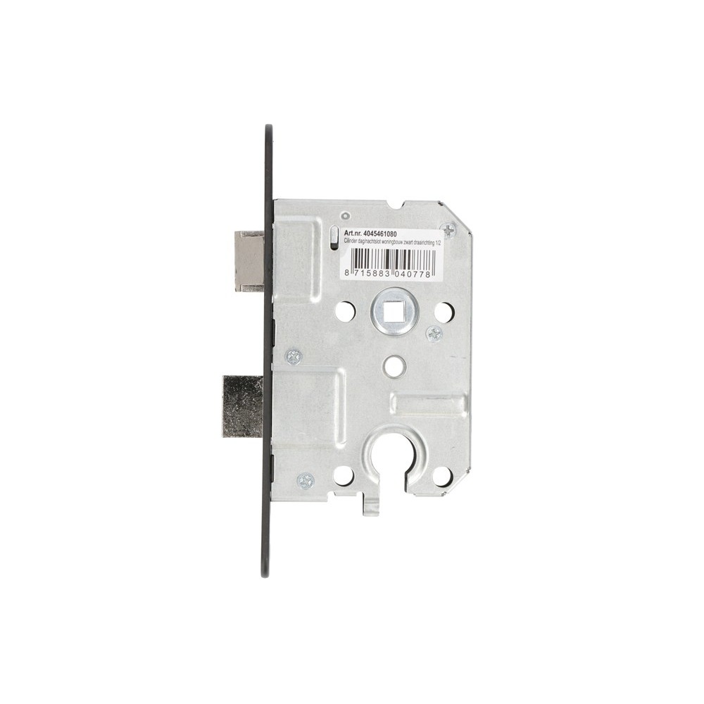 4tecx Cilinder dag/nachtslot woningbouw zwart draairichting 1/2