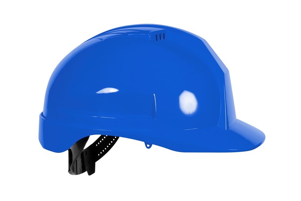 4tecx Helm polyetheen 6-punts plastic binnenwerk blauw