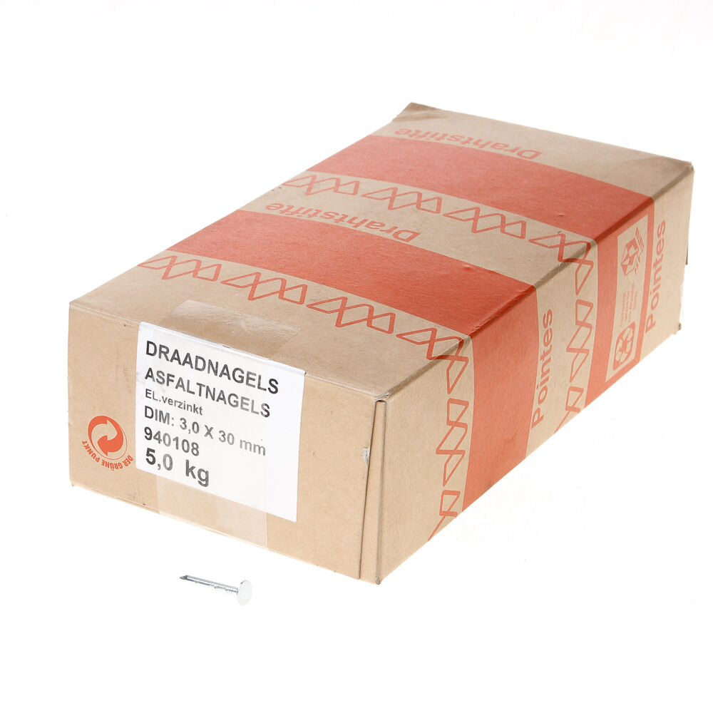 Asfaltnagel geg. 3.0x 30 afbeelding